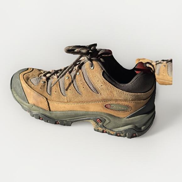 Columbia Sawtooth Hiking Boots Men’s 11.5 Brown Suede Mesh Trail Trekking Grip - Picture 9 of 11